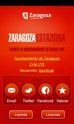 Zaragoza Parking android App screenshot 0